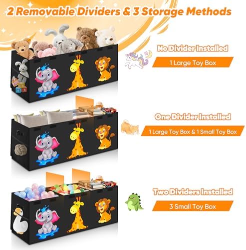 Extra Large Toy Box, Collapsible Storage Organizer - Image 6