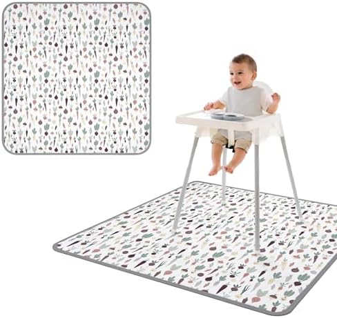 BapronBaby Root Veggies Waterproof Splash Mat Catch All Floor Cover by BapronBaby