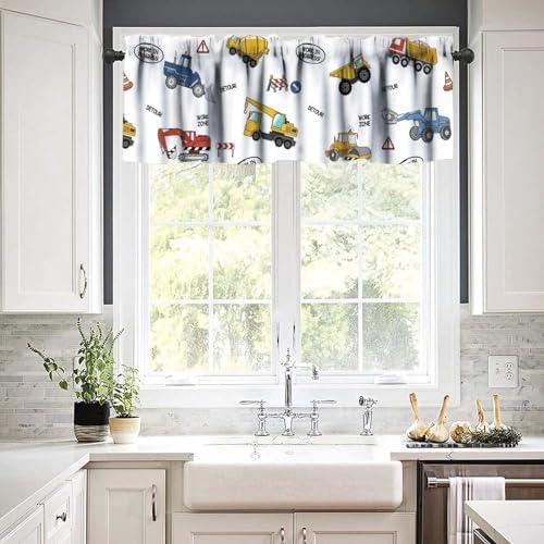 Construction Truck Valance Curtains - Image 6