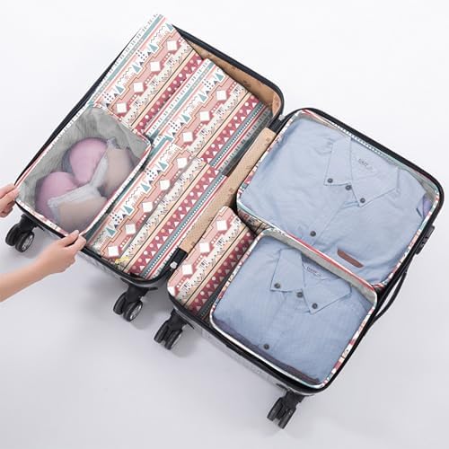7 Set Packing Cubes Travel Luggage Organizers - Image 4