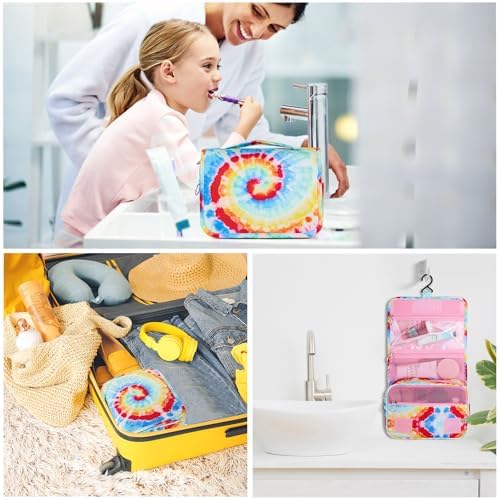 Kids Hanging Toiletry Bag for Girls, Travel Toiletry Bag for Little Young Girls - Image 6