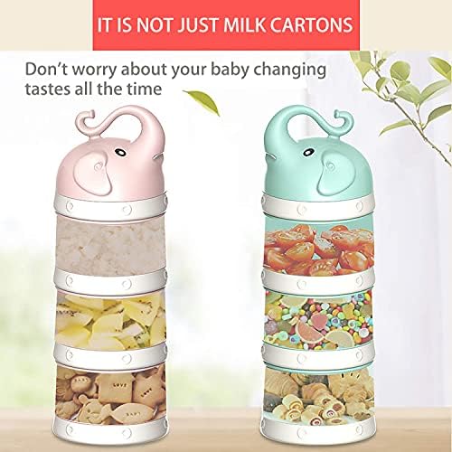 Baby Milk Powder Formula Dispenser, Stackable Formula Dispenser Container Mixie - Image 4