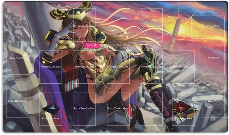 New Mlikemat Playmat Eldlich The Golden Lord TCG CCG OCG Trading Card Game Mat with Zones + Free Bag (ZD039-461-A)