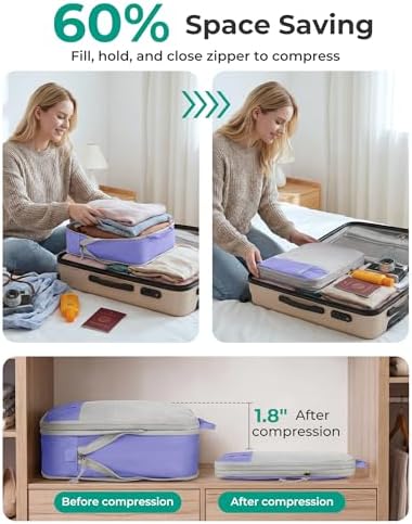 BAGSMART Compression Packing Cubes - Image 4