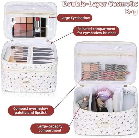Gosect Makeup bag, Large Cosmetic Bag - Image 5