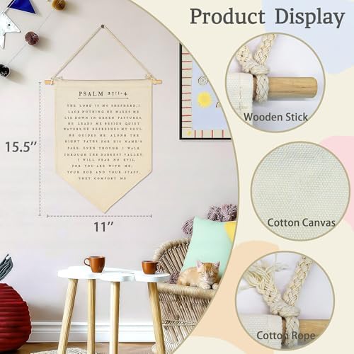 Psalms Theme Christian Bible Verses Scripture Wall Decor-Baby, Shower Birthday - Image 6