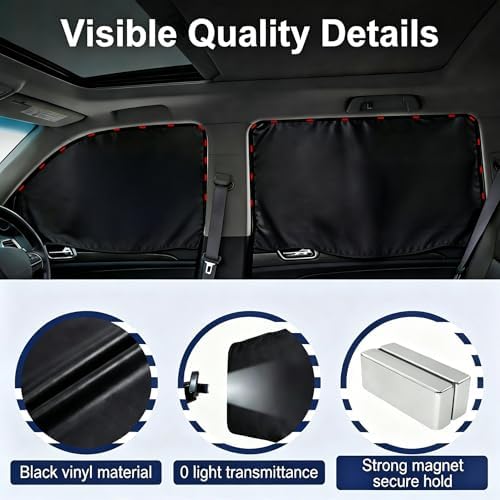 XCBYT Magnetic Car Window Shades - Image 5