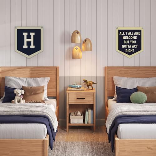 Lacama Toddler Boys Room Decor，Name Pennant Flag Banner - Image 5