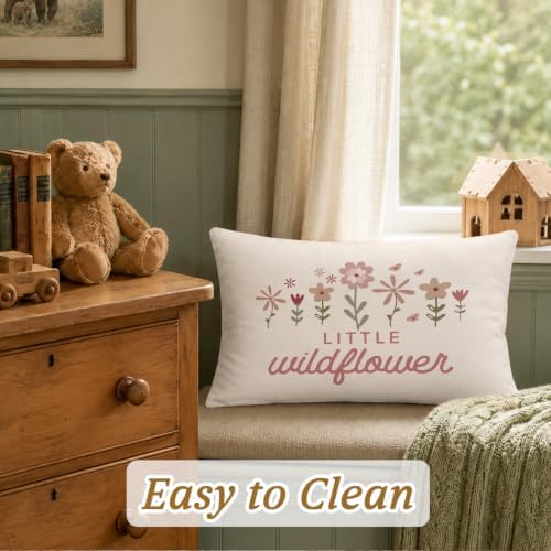 Wildflower Nursery Decor Girl Nursery 12x20 Pillow Cover， - Image 3