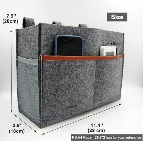 Bedside Caddy, Hanging Storage Bag, Chair Organizer Caddy, Drink Bottle - Image 2