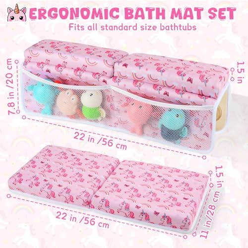Baby Bath Kneeler and Elbow Rest Pad Set, 1.5" Thick Baby Bath Kneeler Pads - Image 2