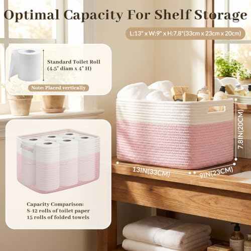 OIAHOMY 4 Pack Storage Basket, Closet Organizer - Image 2