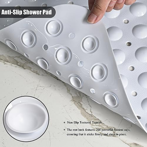 Non Slip Bathtub Shower Mat, Extra Long Bath Mat - Image 5