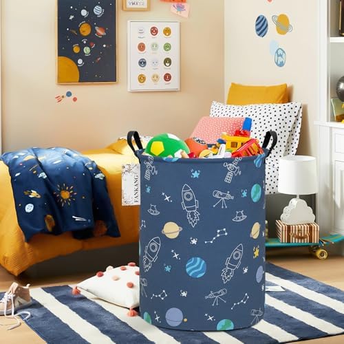 Storage Bin Foldable Nursery Organizer Basket Space - Image 3