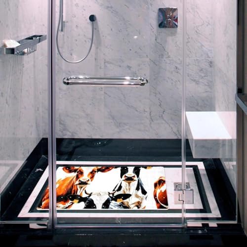 Shower Mat Non Slip, Cow Anti Slip Bath Mat - Image 6