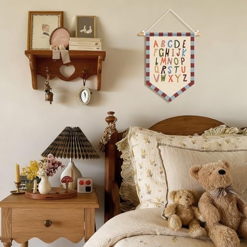 Toddler Room Decor, ABC Alphabet Posters Wall Pennants Banners - Image 2