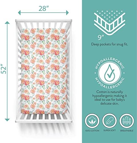 Featherhead™ 2-Pack Fitted Crib Sheets - Image 2