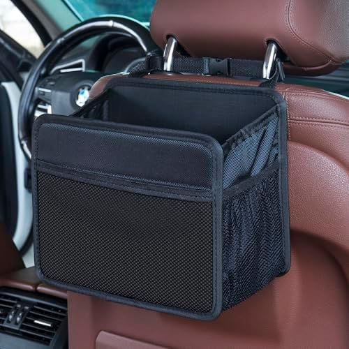 Car Seat Back Organizer Hanging Bag Foldable Backseat Storage Caddy by UplienCompany