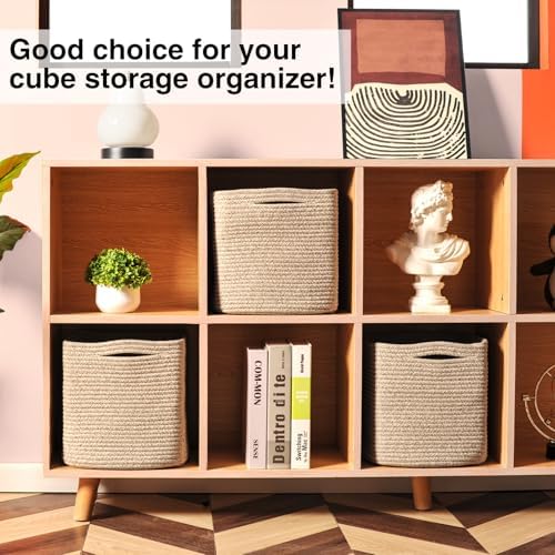 11 Inch Cube Storage Bins, Organizing Bins - Image 4