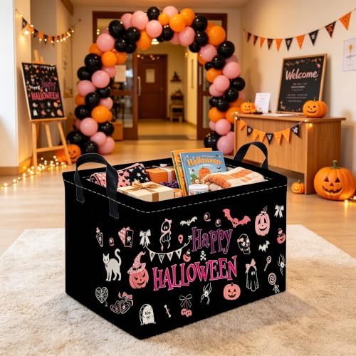 Rectangular Dinosaur Halloween Basket, Trick or Treat Baskets - Image 3