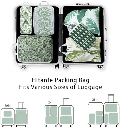6 Pcs Compression Packing Cubes, Packing Cubes - Image 5
