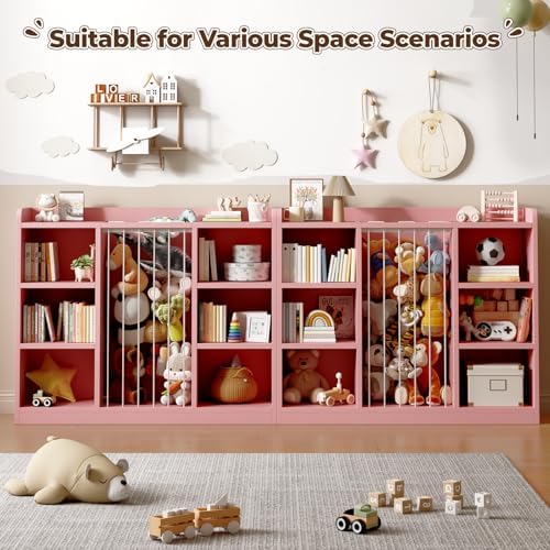 Toy Storage Organizer with 6 Cube, Stuffed Animal Storage - Image 6