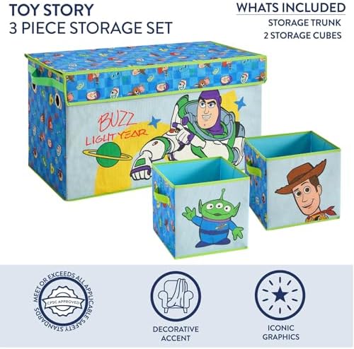 Disney Toy Story 3 Piece Room Solution Storage Set - Image 2