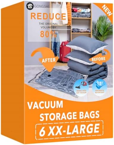 GONGSHI Vacuum Storage Bags, Space Saver Seal Bags by GONGSHI