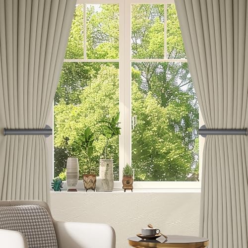Yagoo 2 Pcs Adhesive Curtain Holdbacks, Screw-in Curtain Tiebacks - Image 2