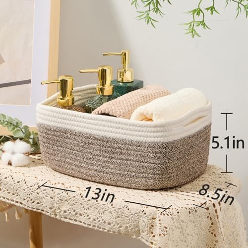 MiniArk Small Storage Baskets for Organizing | Closet Organizer Bins | Shelf - Image 3