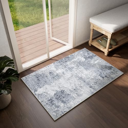 2x3 Washable Small Area Rugs: Modern Entryway Rug Door Mat Indoor Entrance - Image 3