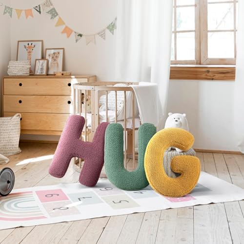 Yellow Alphabet G Pillow Decorative Sofa Couch Throw Pillow Novelty Nursey - Image 6