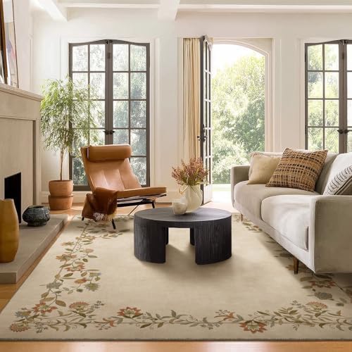 6x9 Area Rugs for Living Room: Washable Bedroom Rug Non Slip Large Carpet by palohom