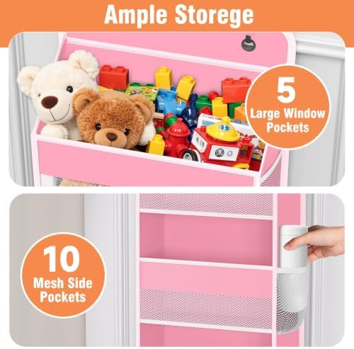 Over The Door Organizer Storage Large Capacity Hanging Bedroom Storage - Image 4