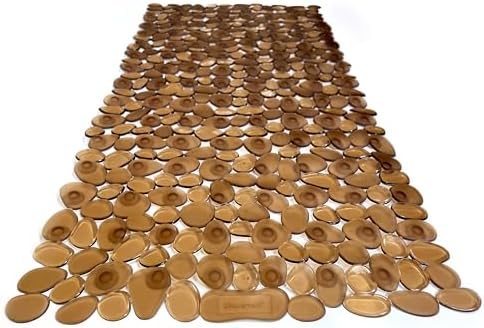 “Pebbles” Non-Slip Bathtub/Shower Mat 27.5”x14” Rectangular, Machine-Washable - Image 3