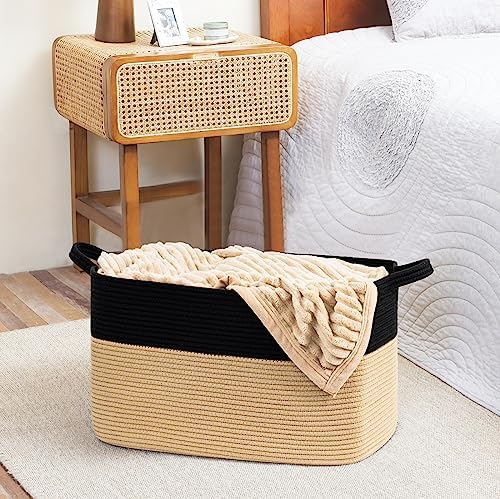 Goodpick Large Woven Blanket Basket - Image 5