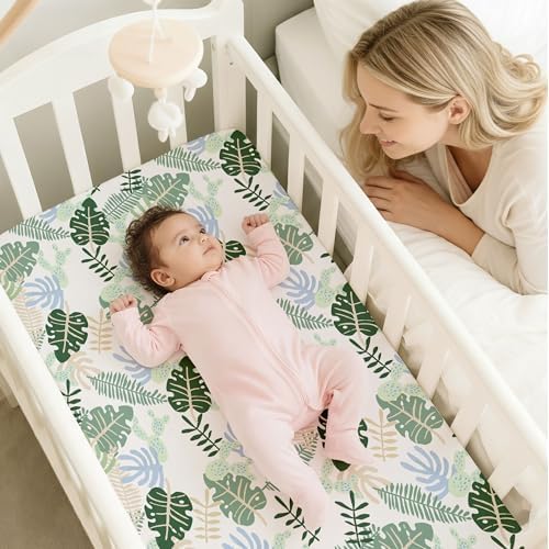 3 Pack Bedside Bassinet Sheets Girl & Boy 33" x 20" Rectangle - Image 2