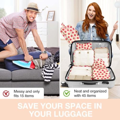 8 Set Packing Cubes for Suitcases, Packing Cube - Image 6