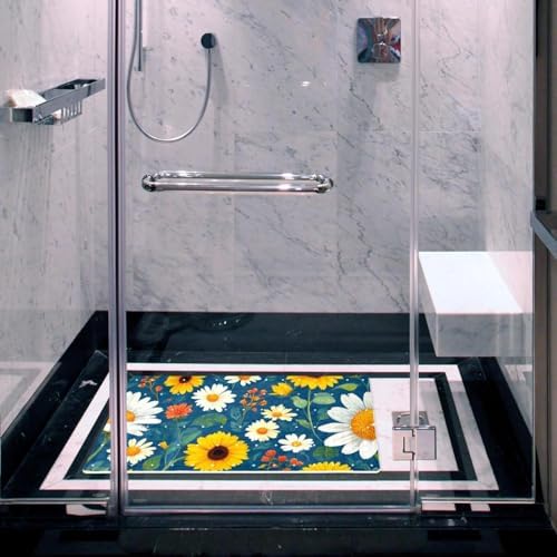 Non Slip Bathtub and Shower Mat 26.8x15.1 inch, Bath Mat - Image 6