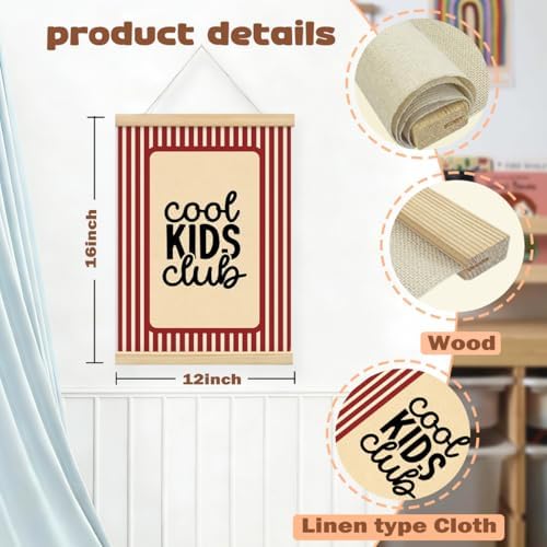 Playroom Decor, Cool Kids Club Wall Art Framed Poster, Boys Room Decor - Image 6