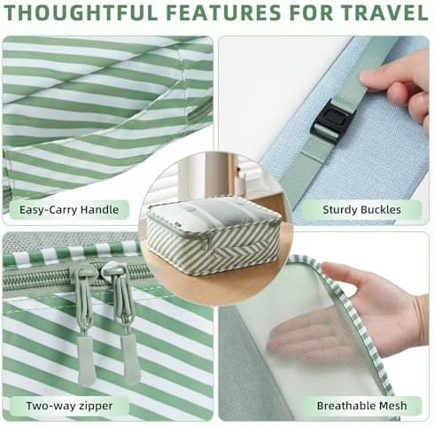 BAGAIL 8 Set Packing Cubes Luggage Packing Organizers - Image 5