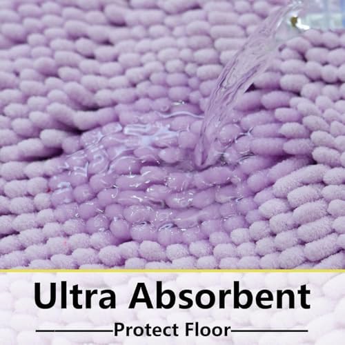BOANKODU Toilet Rugs U-Shaped, Machine Washable, Bath Mats - Image 4
