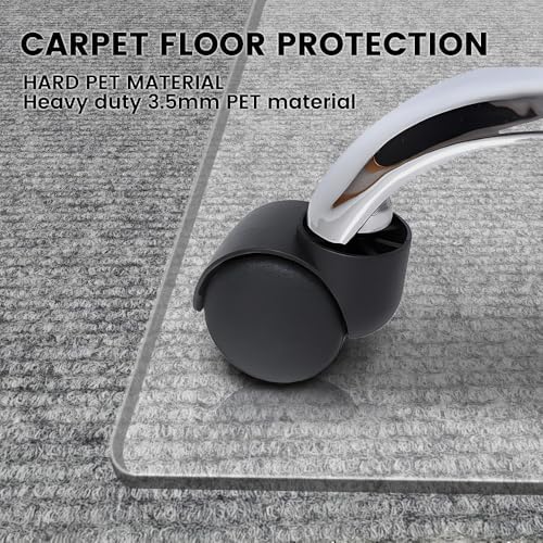 Office Chair Mat for Carpet & Hardwood Floor - Image 2