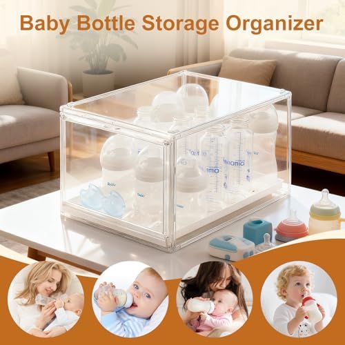 ERTIUANIO Baby Bottle Organizer, Baby Bottle Station Organizer - Image 7