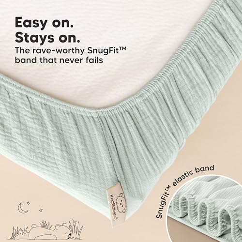 2pk Muslin Mini Crib Sheets for Boys, 38x26 Fitted Sheet - Image 7