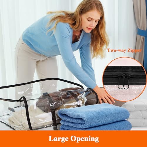 Vieshful 7 Pack Clear Clothes Storage Bags - Image 4