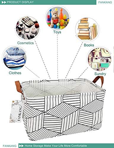 Rectangular Diamond Storage Bin Nursery Hamper - Image 3