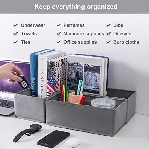6 Packs Dresser Drawer Organizers - Image 4