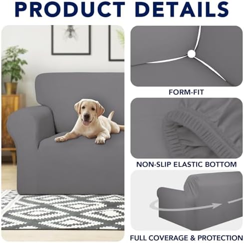 PureFit Waterproof Oversized Couch Cover Slipcovers - Image 4