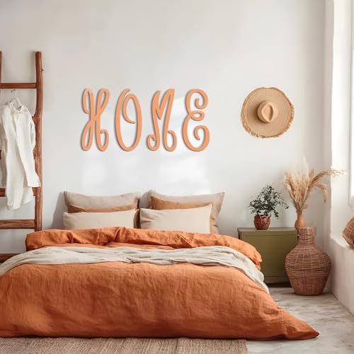 Wooden Letters 12 Inch for Wall Decor Large Cursive Wood Monogram Letters W - Image 4